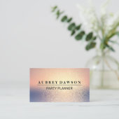 グリッターブレンドの背景 名刺 (スタンド正面)