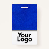 グリッタープロフェッショナル企業の従業員の写真名 バッジ (裏面)