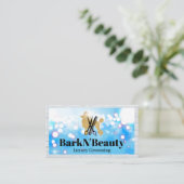 グリッタープードル |グルーミングツール |グロー 名刺 (スタンド正面)