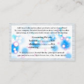 グリッタープードル |グルーミングツール |グロー 名刺 (裏面)