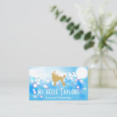 グリッタープードル | 《写真》ぼけ味グローきらめく 名刺 (スタンド正面)