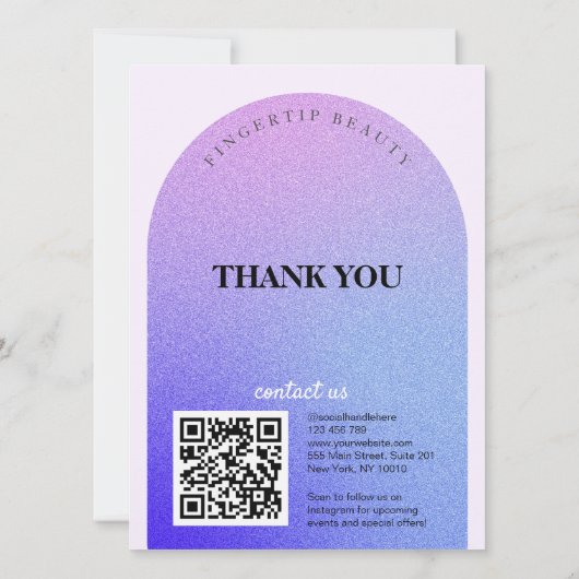 グリッターヘアスタイリスト爪、 ネイル美しいサロン価格表 (裏面)