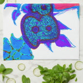 グリッターベビーハクナマタギフト.png キッチンタオル (折り畳み)