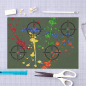 グリッターペイントボールパーティーターゲット 薄葉紙 (クラフト)