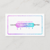 グリッターホログラフィック料理ペストリー 名刺 (正面)