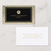 グリッターボフェイクタン裁縫、Tailor 名刺 (正面/裏面)