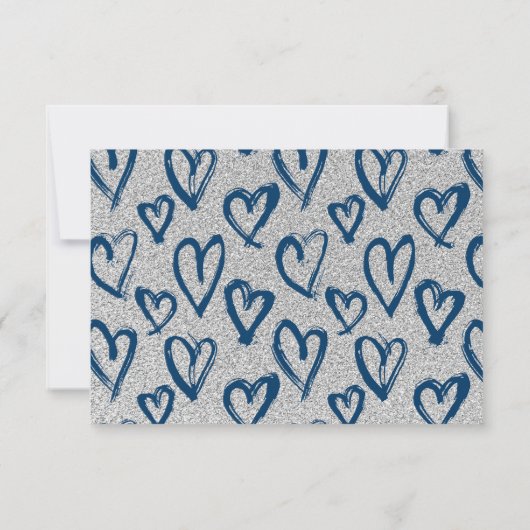 グリッターボーイズ教室バレンタインデーのカード 招待状 (裏面)