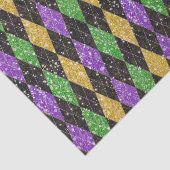 グリッターマルディグラスハーレキンアーガイル 薄葉紙 (詳細)