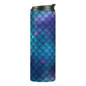 グリッターマーメイドスケールパターン タンブラー (回転左)