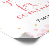 グリッタームーンさん来のお気に入りサイン ポスター (角)