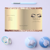 グリッターメイクアップアイズラッシュヘアバラDL 3リーフレット チラシ (シングル)