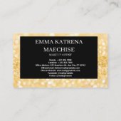 グリッターメイクアップアーティスト 名刺 (裏面)