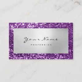 グリッターメイクアップスタイリストファッションBlogger Violet 名刺