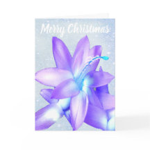 *~*グリッターメリークリスマスフラワーブルーカスタマイズ