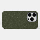 グリッターモスグリーンiPhone 16 Proケース – カスタマイズ Case-Mate iPhoneケース (裏面 (横))