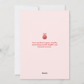 グリッターモダンオーナメントファミリーフォトコラージュ シーズンカード (裏面)