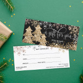 グリッターモダンクリスマスツリースノーフレーク