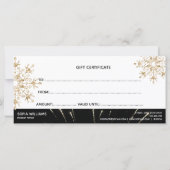 グリッターモダンクリスマスツリースノーフレーク (裏面)