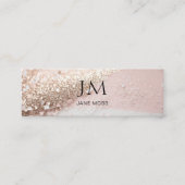 グリッターモダンサロン名刺 スキニー名刺 (正面)