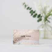 グリッターモダンサロン名刺 名刺 (スタンド正面)