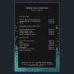 グリッターモダンドロップミントシュワルツ チラシ<br><div class="desc">ミントモダン・ウント・シュワルツのグリッタースタイル。Es wird keine Folie/グリッターverwendt.エスはフォートドラックで。Editiere es in Minuten.Uber " weiteres personalisieren" kannst Du die Schriftgrorese, Farbe und Position indivielle verndern.</div>