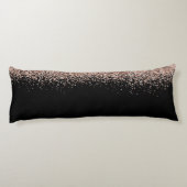 グリッターモダンバラ金ゴールドブラックメリークリスマス ボディピロー (裏面)