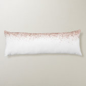 グリッターモダンバラ金ゴールドホワイトメリークリスマス ボディピロー (裏面)