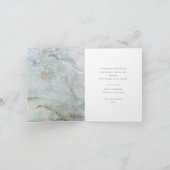 グリッターモダンマーブルウィンターお祝い |写真 シーズンカード (内部)