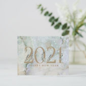 グリッターモダンマーブルハッピーニューイヤー2021 シーズンポストカード (スタンド正面)