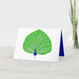 グリッターモダン孔雀 シーズンカード