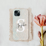 グリッターモダン火花 |個人イニシャル ガーリー iPhone 13ケース<br><div class="desc">グリッターモダン火花 |個人イニシャル ガーリー</div>