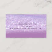 グリッターモダン《写真》ぼけ味、Instagramソーシャルメディア 名刺 (裏面)