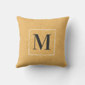 グリッターモノグラム クッション (裏面)