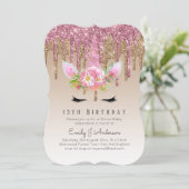 グリッターユニコーンバラ金ゴールドピンクドリッピング13日目 招待状 (スタンド正面)