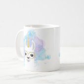 グリッターユニコーンラマムグ コーヒーマグカップ (正面左)