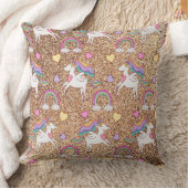 グリッターユニコーン クッション (ブランケット)