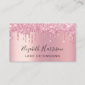 グリッターラッシュピンク 名刺 (正面)
