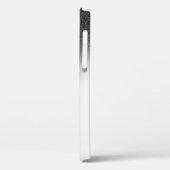 グリッターラッシュブラックグリッターグラデーション銀 Case-Mate iPhoneケース (裏面 / 左)