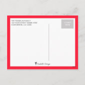 グリッターラブバレンタインデイハガキ シーズンポストカード (裏面)