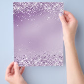 グリッターラベンダー チラシ (手)