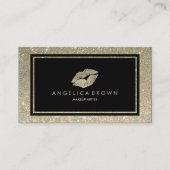 グリッターリップメイクアップアーティスト名刺 名刺 (正面)