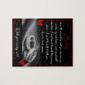 グリッターリングや輪結婚提案私と結婚 ジグソーパズル (横)