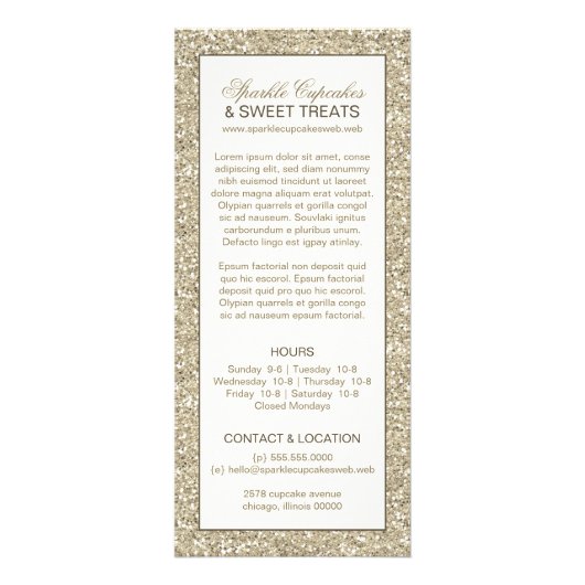 グリッタールックグラマーラックカード ラックカード (正面)