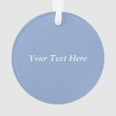 グリッタールックジャンピングドルフィンダークブルーホワイト オーナメント (裏面)