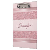 グリッタールックバラ金ゴールドカラードライクスクリプト クリップボード (左)