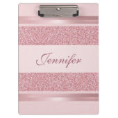 グリッタールックバラ金ゴールドカラードライクスクリプト クリップボード (正面)