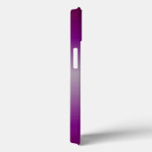 グリッタールックブライトパープルパーソナライズされた名 Case-Mate iPhoneケース (裏面 / 右)