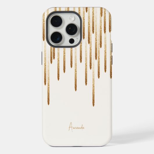 グリッターレインケース – メイトiPhoneケース iPhoneケース (裏面)