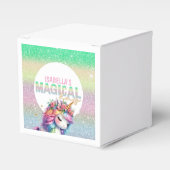 グリッターレインボーユニコーン魔法 フェイバーボックス (正面サイド)