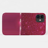 グリッターレッドケースメイト Case-Mate iPhoneケース (裏面(横))